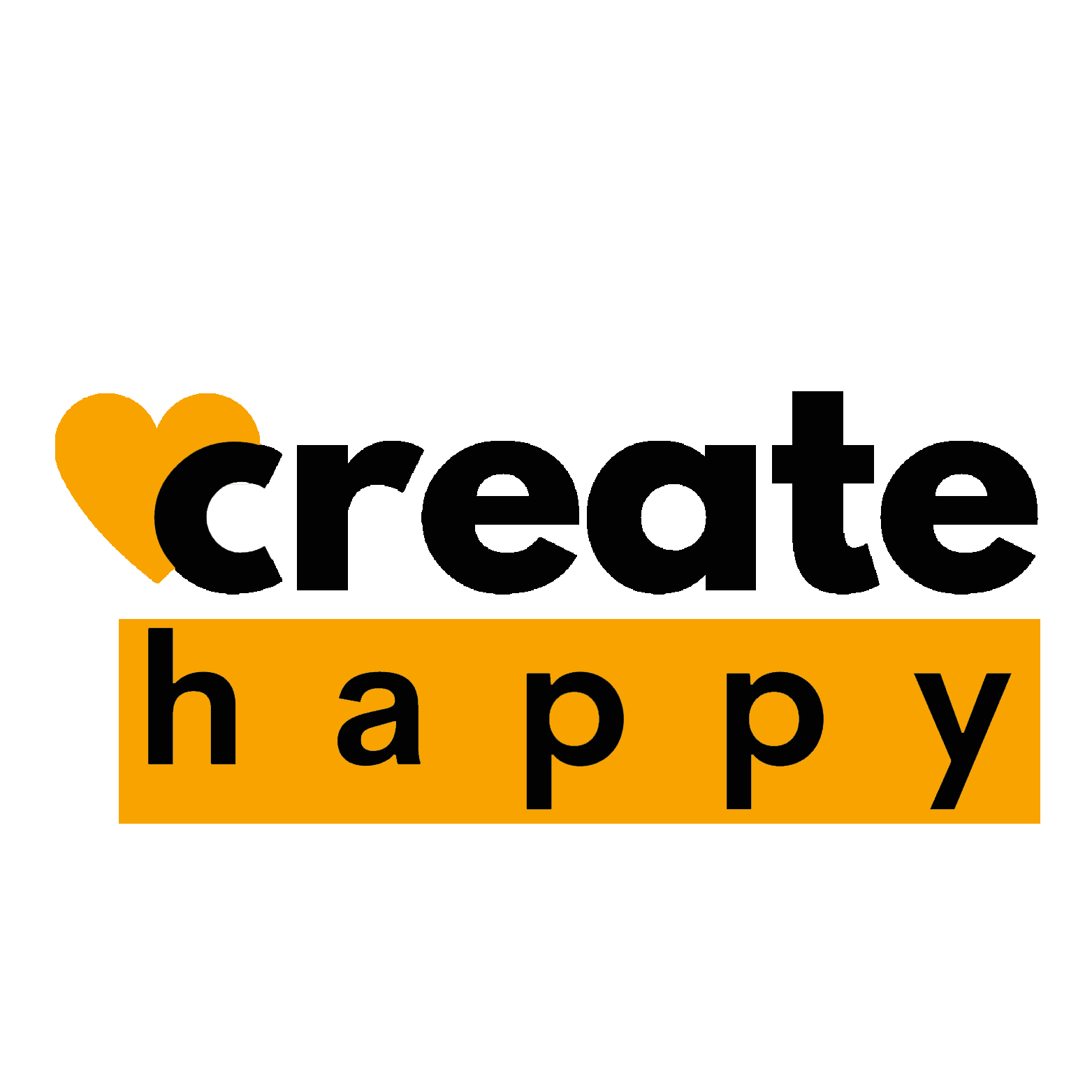 Create Happy Square Logo Yellowblk